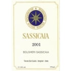 Tenuta San Guido Sassicaia 2001 Front Label