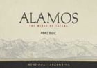 Alamos Malbec 2003 Front Label