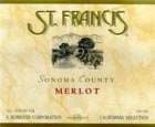 St. Francis Reserve Merlot 1996 Front Label