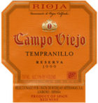 Campo Viejo Reserva Rioja 1999 Front Label