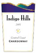 Indigo Hills Chardonnay 2002 Front Label