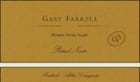 Gary Farrell Allen Vineyard Pinot Noir 2002 Front Label