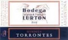 Bodega Lurton Torrontes 2003 Front Label