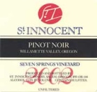 St. Innocent Seven Springs Pinot Noir 2002 Front Label