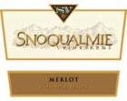 Snoqualmie Merlot 2000 Front Label