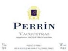 Famille Perrin Les Christins Vacqueras 2002 Front Label