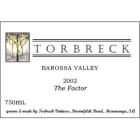 Torbreck The Factor Shiraz (scuffed label) 2002 Front Label