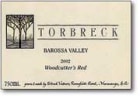 Torbreck Woodcutter's Shiraz 2003 Front Label