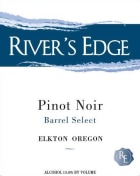 River's Edge Barrel Select Pinot Noir 2014 Front Label