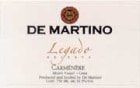 De Martino Legado Carmenere 2003 Front Label
