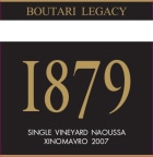 Boutari Legacy 1879 2007 Front Label