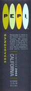 Pepi Sangiovese 2003 Front Label