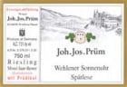 J.J. Prum Wehlener Sonnenuhr Riesling Spatlese 2003 Front Label