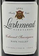 Larkmead Cabernet Sauvignon 2001 Front Label