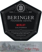 Beringer Founders' Estate Merlot 2015 Front Label