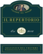 Cantine del Notaio Aglianico del Vulture Il Repertorio 2012 Front Label