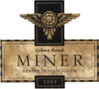 Miner Family Sangiovese 2002 Front Label