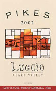 Pikes Luccio (Cab/Merlot/Sangiovese) 2002 Front Label