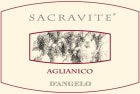 D'Angelo Basilicata Sacravite Rosso Aglianico 2006 Front Label