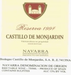 Bodegas Castillo de Monjardin Finca los Carasoles Reserva 1994 Front Label