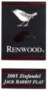 Renwood Jack Rabbit Flat Zinfandel 2002 Front Label