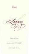Stonestreet Legacy Meritage Red 2002 Front Label