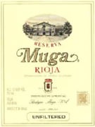 Bodegas Muga Reserva 2002 Front Label