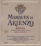 Marques de Arienzo Gran Reserva 1996 Front Label