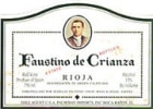 Faustino Crianza 2002 Front Label