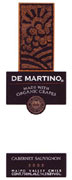 De Martino Organic Cabernet Sauvignon 2005 Front Label