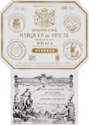Marques de Riscal Rioja Reserva 2001 Front Label