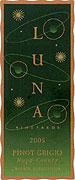 Luna Vineyards Pinot Grigio 2005 Front Label