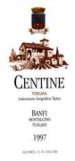 Banfi Centine Toscana 1997 Front Label