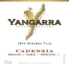 Yangarra Cadenzia 2004 Front Label