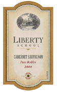 Liberty School Cabernet Sauvignon 2004 Front Label