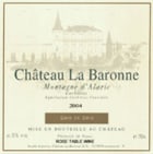 Chateau La Baronne Rose 2004 Front Label
