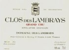 Domaine des Lambrays Les Loups Clos Des Lambrays 2003 Front Label