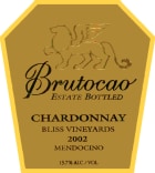 Brutocao Bliss Vineyard Chardonnay 2002 Front Label