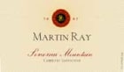 Martin Ray Sonoma Mountain Cabernet Sauvignon 2002 Front Label