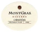 MontGras Reserva Carmenere 2003 Front Label