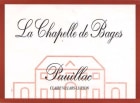 Chateau Haut-Bages Liberal La Chapelle de Bages 2011 Front Label