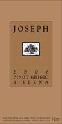 Joseph d'Elena Pinot Grigio 2006 Front Label
