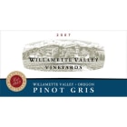 Willamette Valley Vineyards Pinot Gris 2007 Front Label
