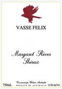 Vasse Felix Shiraz 2003 Front Label