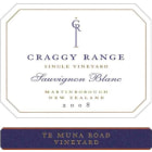 Craggy Range Winery Te Muna Road Vineyard Sauvignon Blanc 2008 Front Label