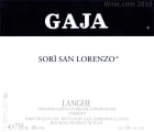 Gaja Sori San Lorenzo 2005 Front Label