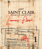 Saint Clair Pioneer Block 1 Foundation Sauvignon Blanc 2007 Front Label