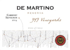 De Martino 347 Vineyards Reserva Cabernet Sauvignon 2014 Front Label