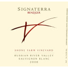 Benziger Signaterra Sauvignon Blanc 2008 Front Label