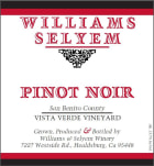 Williams Selyem Vista Verde Vineyard Pinot Noir 2017  Front Label